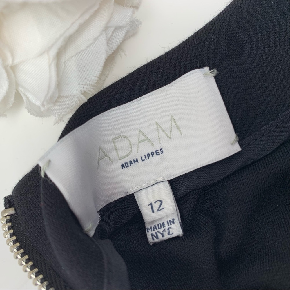 SOLD Adam Lippes Black Sheath Zipper Back - Picture 8 of 8
